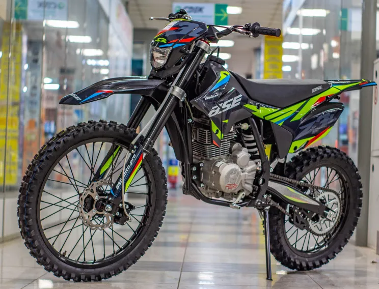 Мотоцикл кроссовый эндуро BSE Z3L Spek Green