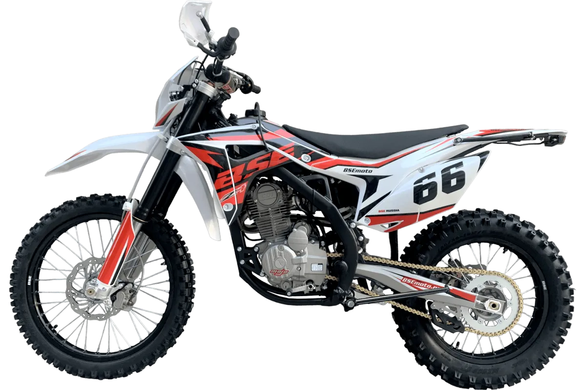 Мотоцикл кроссовый эндуро BSE Z4 Red 66